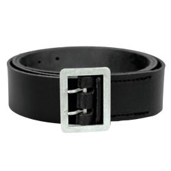 Ceinturon de service Mil-Tec en cuir de bovin 4,5 cm - Noir / 90 cm