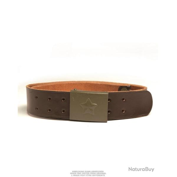 Ceinturon en cuir de l'arm�e tch�que de 45 mm d'occasion - Autre