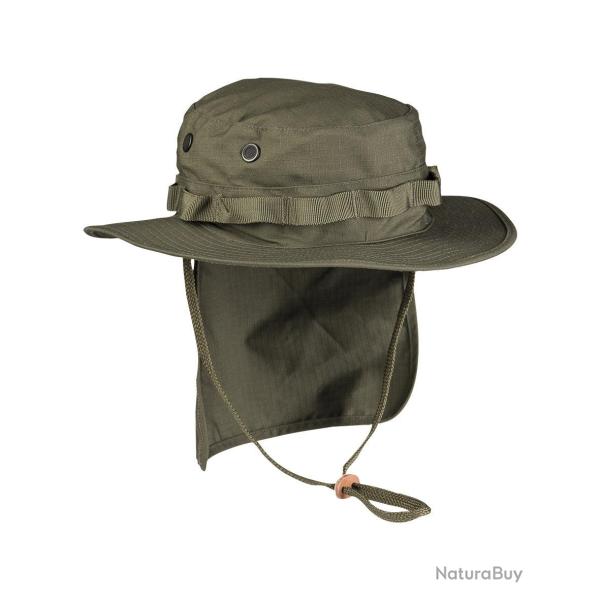 Chapeau de brousse britannique Mil-Tec en ripstop - Vert olive / 3XL