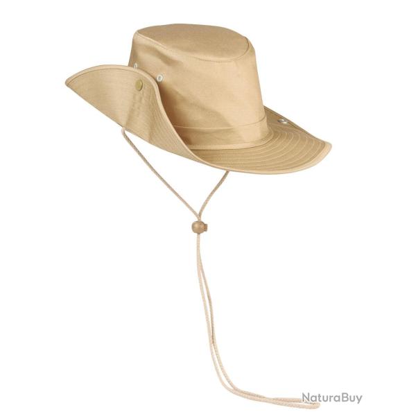 Chapeau de brousse Mil-Tec en coton doubl� avec bord relevable - Beige / S