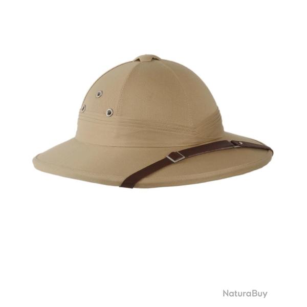 Chapeau de brousse Mil-Tec type fran�ais en moelle v�g�tale - Beige