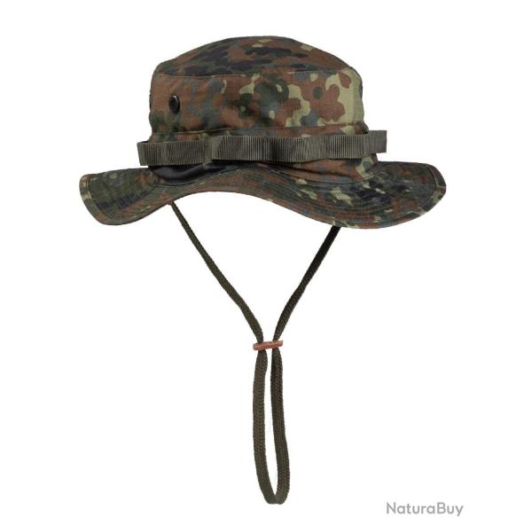 Chapeau de brousse type US GI Mil-Tec en polycoton ripstop - Flecktarn