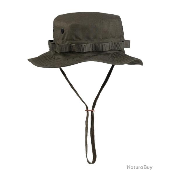 Chapeau de brousse type US GI Mil-Tec en polycoton ripstop - Vert olive