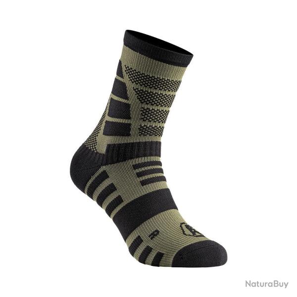 Chaussettes A10 Equipment Impact 9 Summer respirantes - Vert Olive / 43-46