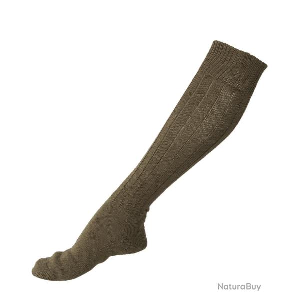 Chaussettes de bottes Mil-Tec type Bundeswehr 95 % coton - Vert olive / L