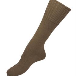 Chaussettes de l'arm&eacute;e italienne en laine et acrylique, stock - Coyote