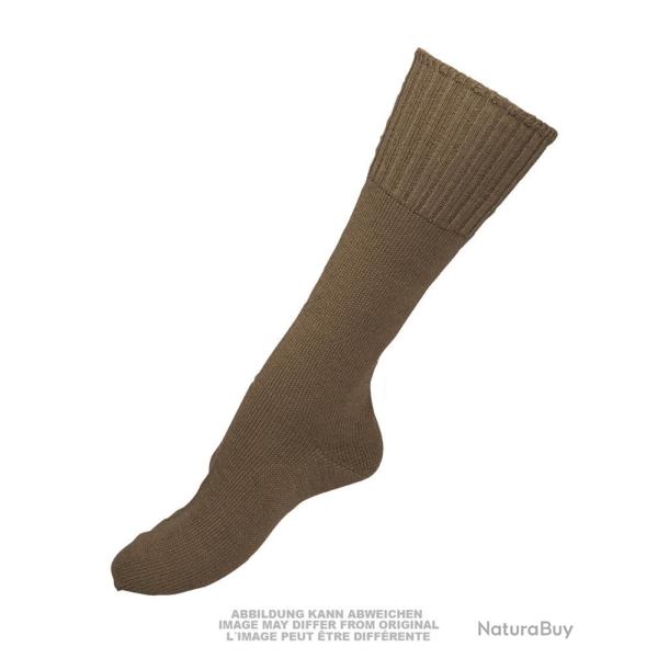 Chaussettes de l'arm�e italienne en laine et acrylique, stock - Coyote