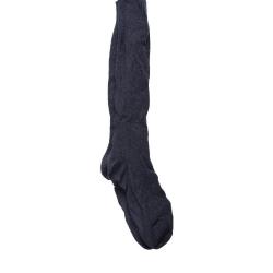 Chaussettes hautes de botte en laine d'occasion - Noir