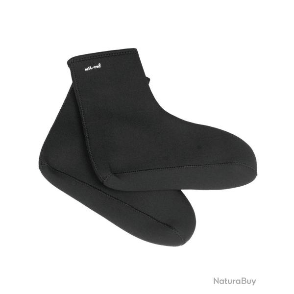 Chaussettes n�opr�ne Mil-Tec de 3 mm � cellules ferm�es - Noir / M