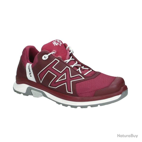 Chaussures basses femme Haix CONNEXIS Air 2.0 textile - Berry / Argent / 41 EU / 7 UK