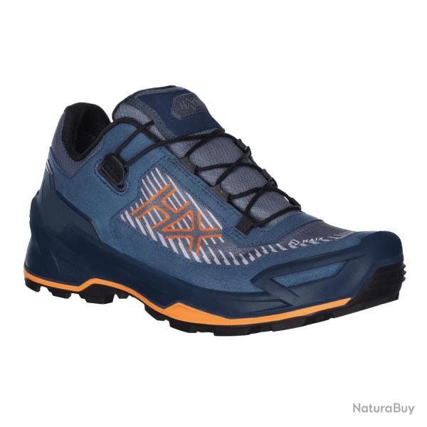 Chaussures basses Haix BLACK EAGLE EVO Adventure GTX Gore-Tex - Bleu / Orange / 42 EU / 8 UK