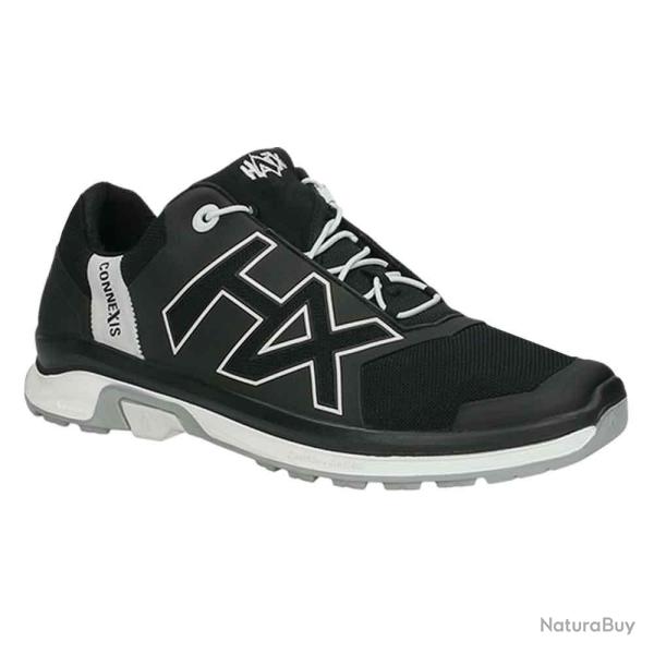 Chaussures basses Haix CONNEXIS Air 2.0 textile respirant - Noir / Argent / 45 EU / 10 UK