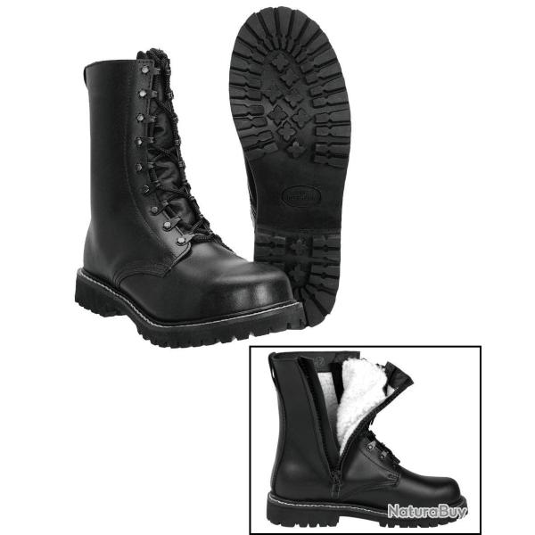 Chaussures d'aviateur Mil-Tec en cuir doubl�es fourrure - Autre / 39 EU / 5 UK