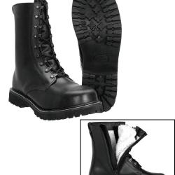 Chaussures d'aviateur Mil-Tec en cuir doubl&eacute;es fourrure - Autre / 40 EU / 6 UK