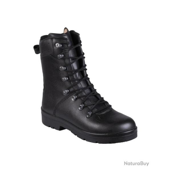 Chaussures de combat en cuir de la Bundeswehr Haix, la�age - Noir / 23,5 (Mondopoint)