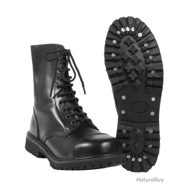 Chaussures de combat Mil-Tec Invader en cuir grain� 10 oeillets - Autre / 38 EU / 4 UK