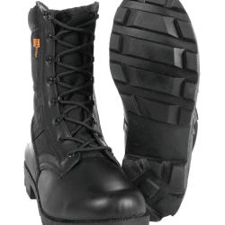 Chaussures de combat zone chaude Mil-Tec en Cordura et cuir - Noir / 40 EU / 6 UK