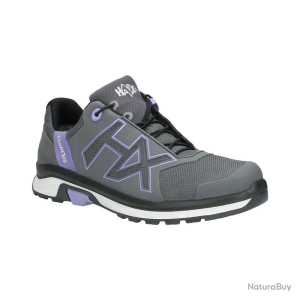 Chaussures de marche basses femme Haix CONNEXIS Go 2.0 GTX - Violet / Gris / 37 EU / 4.5 UK