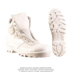 Chaussures de s&eacute;curit&eacute; Baltes de la Bundeswehr, stock ancien - Blanc