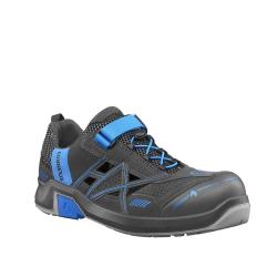 Chaussures de s&eacute;curit&eacute; basses ajour&eacute;es Haix CONNEXIS Safety - Gris / Bleu / 38 EU / 5 UK