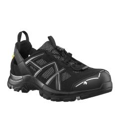 Chaussures de s&eacute;curit&eacute; basses Haix BLACK EAGLE Safety - Noir / Gris / 37 EU / 4 UK