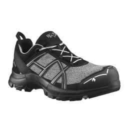 Chaussures de s&eacute;curit&eacute; basses Haix BLACK EAGLE Safety Pro - Noir / Argent / 41 EU / 7 UK