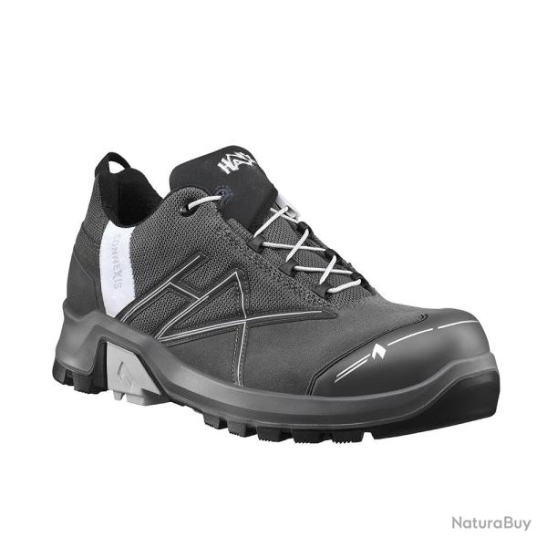 Chaussures de s�curit� basses Haix CONNEXIS Safety+ GTX cuir - Gris / Argent / 39 EU / 6 UK