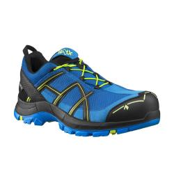 Chaussures de s&eacute;curit&eacute; Haix BLACK EAGLE Safety 40.1 basses - Bleu / Citrus / 49 EU / 13.5 UK