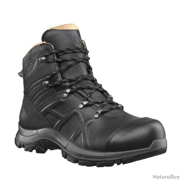 Chaussures de s�curit� Haix BLACK EAGLE Safety 56 LL mid cuir - Noir / 41 EU / 7.5 UK