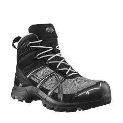 Chaussures de s&eacute;curit&eacute; Haix BLACK EAGLE Safety Pro mid - Noir / Argent / 45 EU / 10.5 UK