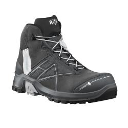Chaussures de s&eacute;curit&eacute; montantes Haix CONNEXIS Safety+ cuir - Gris / Argent / 37 EU / 4 UK