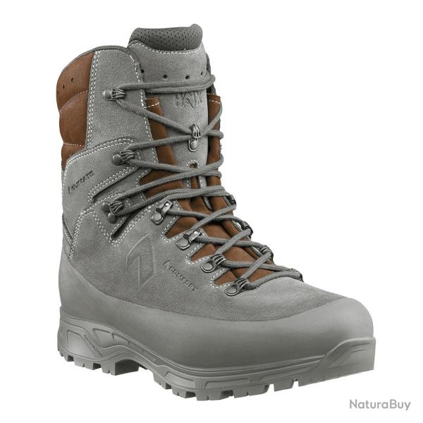 Chaussures montantes hiver Haix NATURE Winter GTX cuir velours - Gris / Marron / 47 EU / 11.5 UK