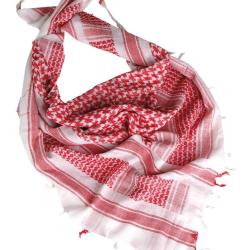 Ch&egrave;che type shemagh Mil-Tec en coton 110 x 110 cm - Rouge