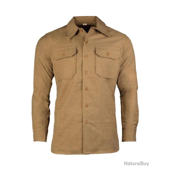 Chemise de campagne M37 type US Mil-Tec en drap laine m�lang�e - Autre / XL