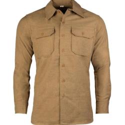 Chemise de campagne M37 type US Mil-Tec en drap laine m&eacute;lang&eacute;e - Autre / XXL