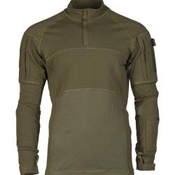Chemise de combat Mil-Tec Assault en coton elasthanne - Vert olive / XXL