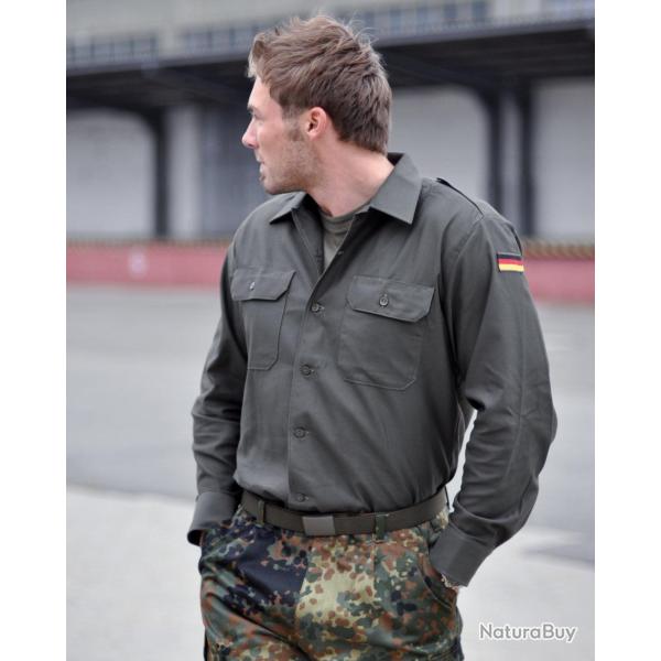 Chemise de combat Mil-Tec Bundeswehr en polycoton - Vert olive / 3