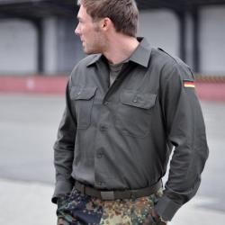 Chemise de combat Mil-Tec Bundeswehr en polycoton - Vert olive / 7