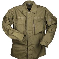 Chemise de combat Mil-Tec en ripstop polycoton renforts coudes - Vert olive / S
