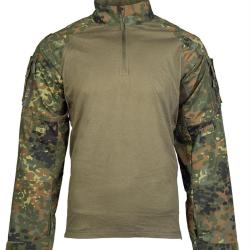 Chemise de combat Mil-Tec Tactical 2.0 en coton et ripstop - Flecktarn / XXL