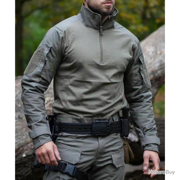 Chemise de combat UBAS GK Dutycall corps coton 200 g/m� - Vert olive / 2XL
