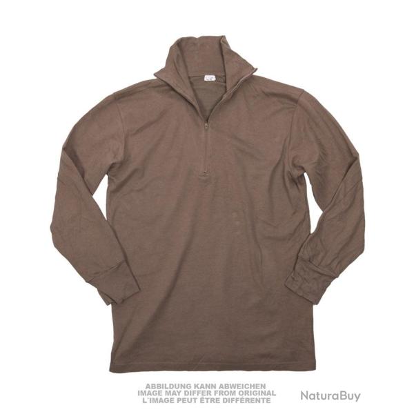 Chemise en tricot Bundeswehr en coton-polyamide - Noir