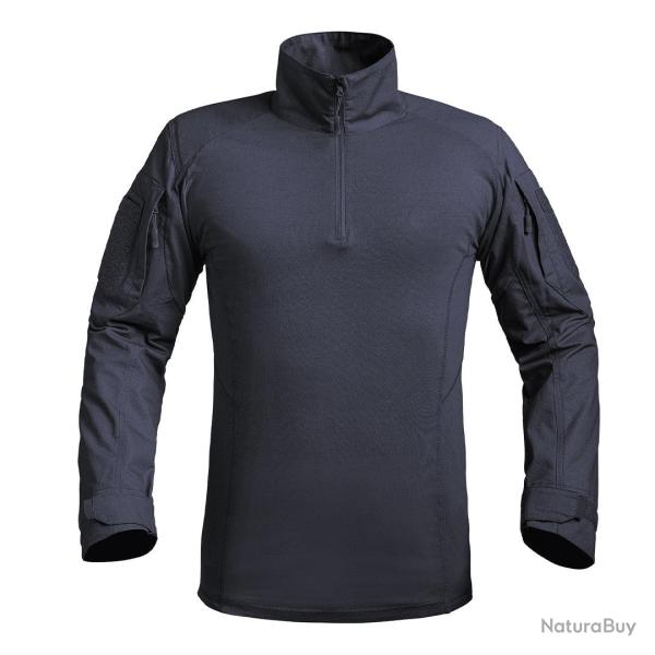 Chemise UBAS A10 Equipment Fighter � �paules Ripstop - Bleu Marine / M
