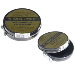 Cirage Mil-Tec pour cuir lisse en bo&icirc;te m&eacute;tal de 80 g - Noir