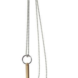 Collier Mil-Tec &agrave; pendentif cartouche grand format 6 x 1 cm - Autre