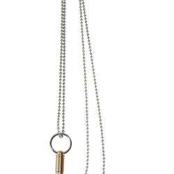 Collier Mil-Tec &agrave; pendentif cartouche petit format 3 x 1 cm - Autre
