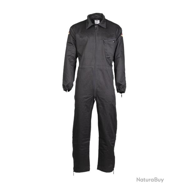 Combinaison d'�quipage type Bundeswehr Mil-Tec 100% coton - Noir / 56