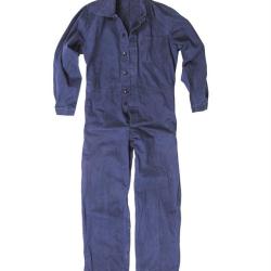 Combinaison de m&eacute;canicien Bundeswehr, cotte d'occasion - Bleu