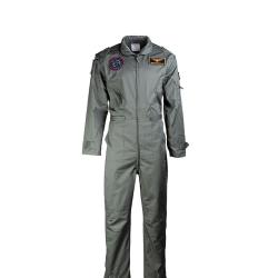 Combinaison de vol type US Mil-Tec enfant en polycoton - Vert olive / XS