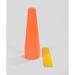 C&ocirc;ne de circulation GK Professional pour balisage de zone - Rouge